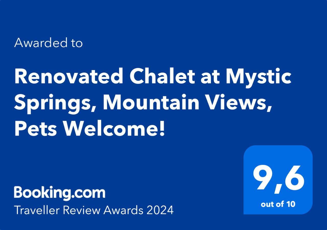Renovated Chalet At Mystic Springs, Mountain Views, Pets Welcome! Canmore Dış mekan fotoğraf